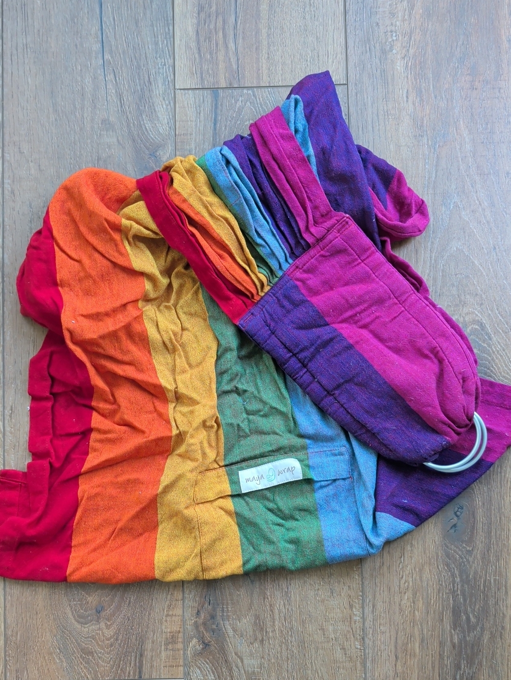 maya wrap Color Block Wrap Multicolor & Purple